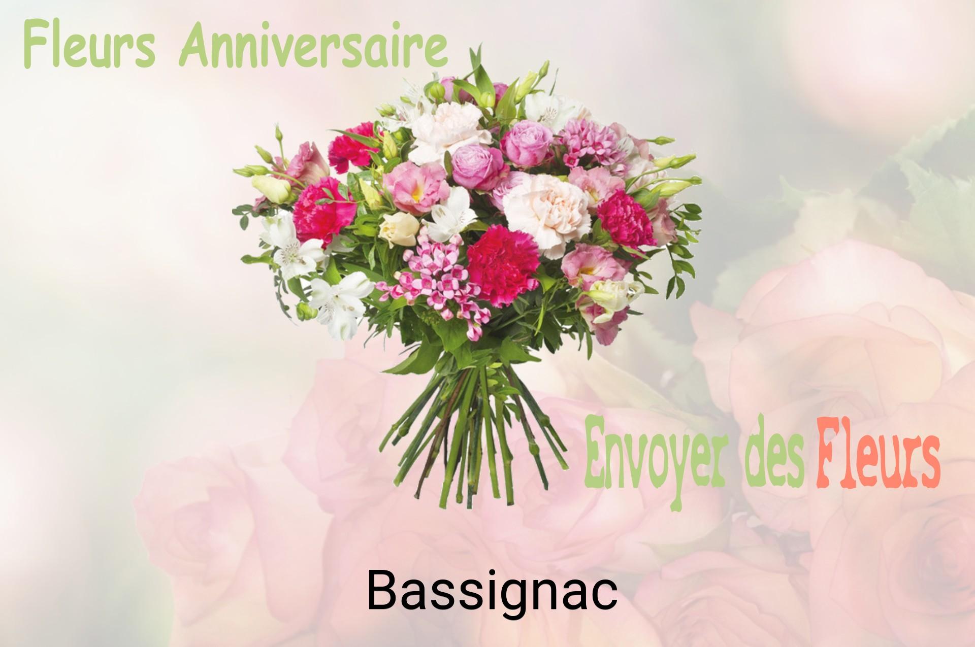 Bouquet de fleurs d’anniversaire livré à Bassignac